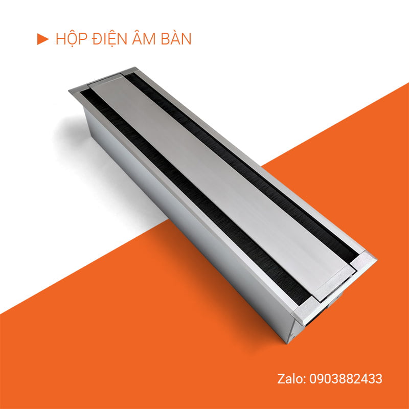 Hộp ổ cắm điện âm bàn