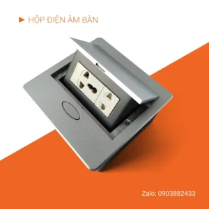 Hộp điện nhỏ lắp âm bàn