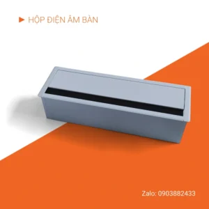 Hộp điện nhôm gắn âm bàn